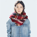 za women winter scarfs 2015 Plaid Cashmere Scarves New Designer Unisex Acrylic Basic Shawls Women s
