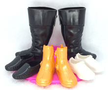 NK 4 Pairs Fashion Boots Doll Shoes Heels Sandals For Ken Dolls Accessories High Quality Baby Toy