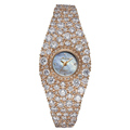 Top Melissa Lady Wrist Watch Japan Quartz Fashion Women Dress Bracelet Rhinestone Shell Luxury Crystal Party