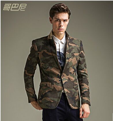 Camouflage dress jackets for men