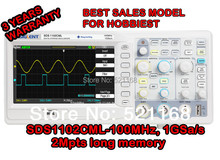 De Siglent 100 MHz osciloscopio Digital osciloscopios SDS1102CML / ADS1102CML 2 canales 1 EXT disparador de la memoria 2 Mpts rigol DS1102E