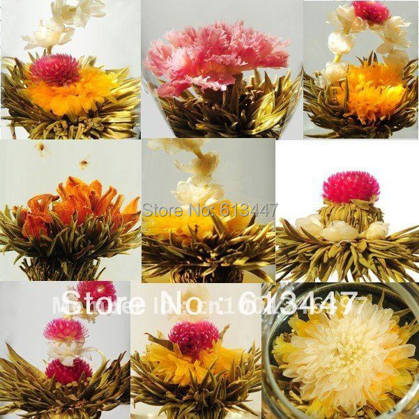 20 kinds Blooming tea individual package Artistic Blossom Flower Tea Free Shipping Free Gift
