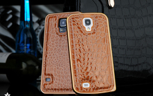 2015 Aluminum Crocodile Leather 5 colors Case For GALAXY Grand Max G7200 Cell Phone Hard Case