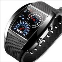 Digital LED Backlight Military Wrist Watch Wristwatch Sports Meter Dial Watches For Men Black BS88