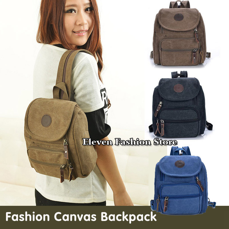 Image of Free Shipping Fashion Canvas Women Backpack School Bag Small Student Bag Female Shoulder Bag,Small Women Backpack