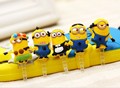 HOT New Super Despicable Me Minions dustproof cute anti dust plug earphones cartoon minion plugs for