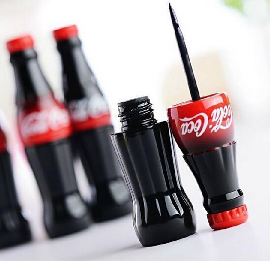 Image of New Brand Cola Style Waterproof Eyeliner Liquid Type Makeup Eye liner Long Last Black Eyeliner MK0148