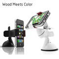 Wood Meets Color Multifunction navigation car holder Apply to iPhone Sam Xiaomi Universal Phone Holder suction