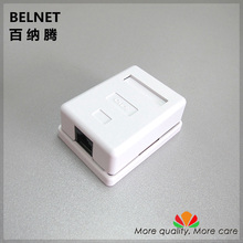 RJ45 CAT 5E network junction box 1 input 1-output JB 8P8C connector Desktop Box 8-core ethernet cable junction box