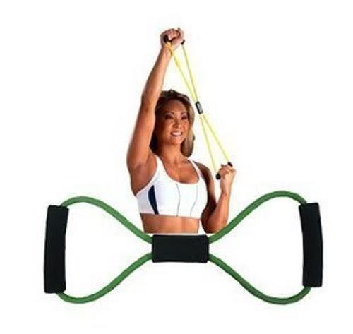 Free shipping Resistance Training Bands Tube Workout Exercise for Yoga 8 Type Fashion Body Building Fitness