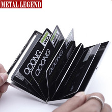 Stainless Steel RFID Blocking Credit Card Holder  Protection For Your Bank Debit, ID, ATM, Cards  Metal Business Card Case42-016
