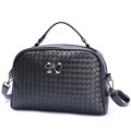 Retro Woven Pattern Small Bag Japan Style Trendy Knitting Hand held Bag Simple Bowknot Ladies Cheap