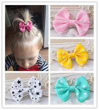 4 piece Girls Hair Clips Baby Kids Hair Pin Ribbon Bow Hair Accessories NEW TIAU Hair Clips Decoration Accessories