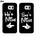 He s Mine She s Mine Hard Phone Case Cover For Samsung Galaxy S3 S4 S5