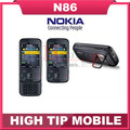 Russian keyboard support Nokia N86 original unlocked GSM 3G WIFI GPS 8MP Mobile phone Black White
