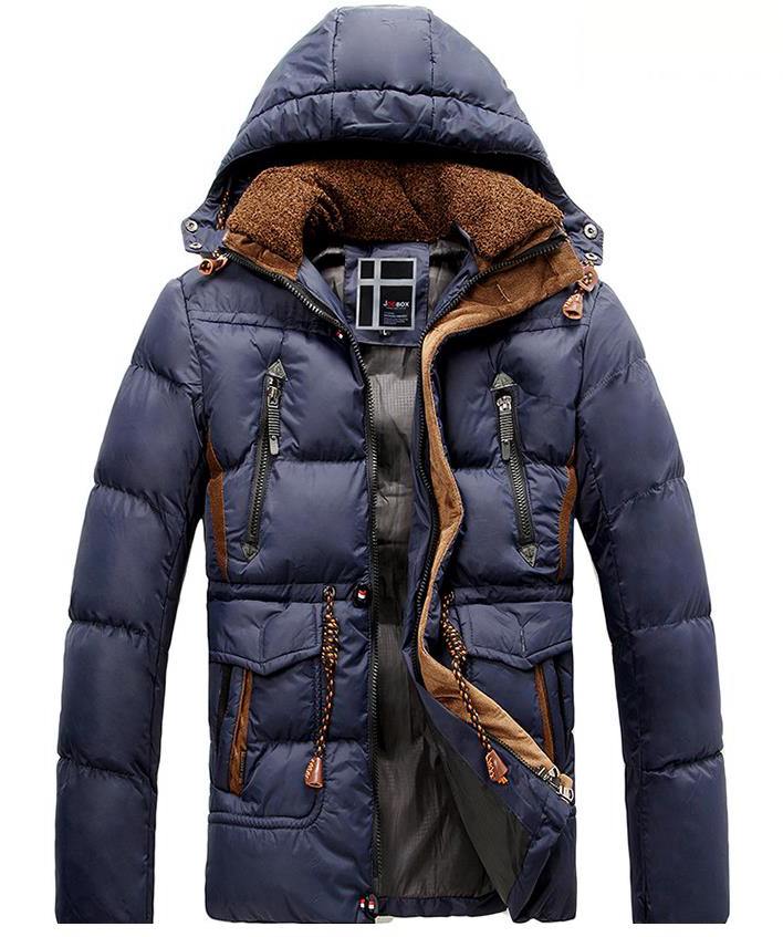 Fashion Mens Quilted Jackets Thicken Man Winter Sports Jacket 2016 Winter Overcoat Outwear Free Shipping Wholesale And Retail