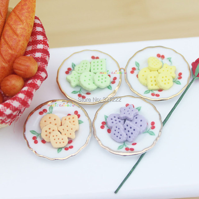4 pack sets dollhouse miniature clay food biscuit cake mini cookie dessert snack 1 12 in kitchen 4 pack sets dollhouse miniature clay food biscuit cake mini cookie dessert snack 1 12 in kitchen