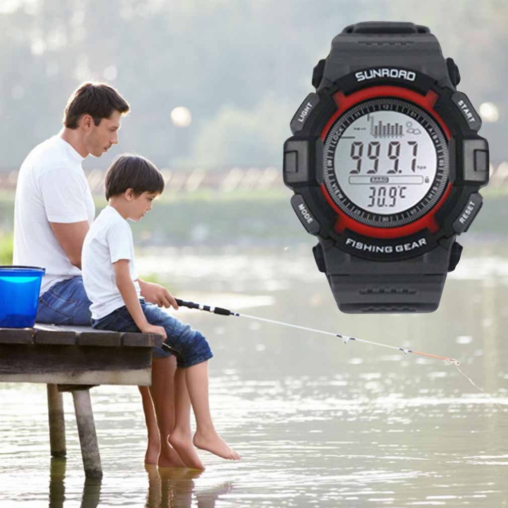 Digital Fishing Barometer Watch Altimeter Thermometer Weather Forecasting Best Selling