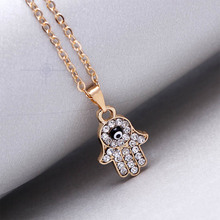 2015 new hamsa necklace pendientes body chain jewelry collier sautoir long gold jewelry pendientes fashion necklace