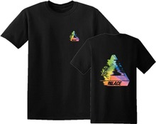 PALACE SKATEBOARDS SS TRI-SMUDGE Tee palace skatebords Mens T Shirts euro sizeS-XXXL