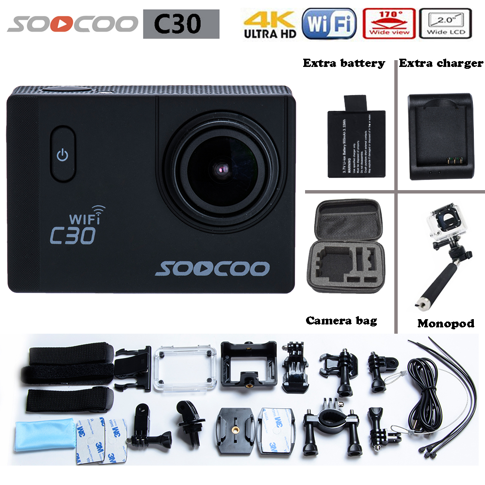 SOOCOO C30   Ultra HD 4  170     Wi-Fi  Cam     