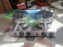Free Shipping By DHL 1PC FY 2 Electric Double Head Waffle Maker Mould Plaid Cake Furnace