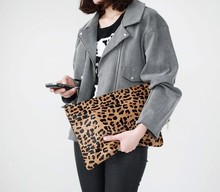 High quality 2015 women’s handbag leopard print day clutch envelope bag