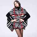 Women Jacquard Oversize Ponchos Capes Winter Striped Scarf Luxury Brand Tartan Basic Scarves YJWD021