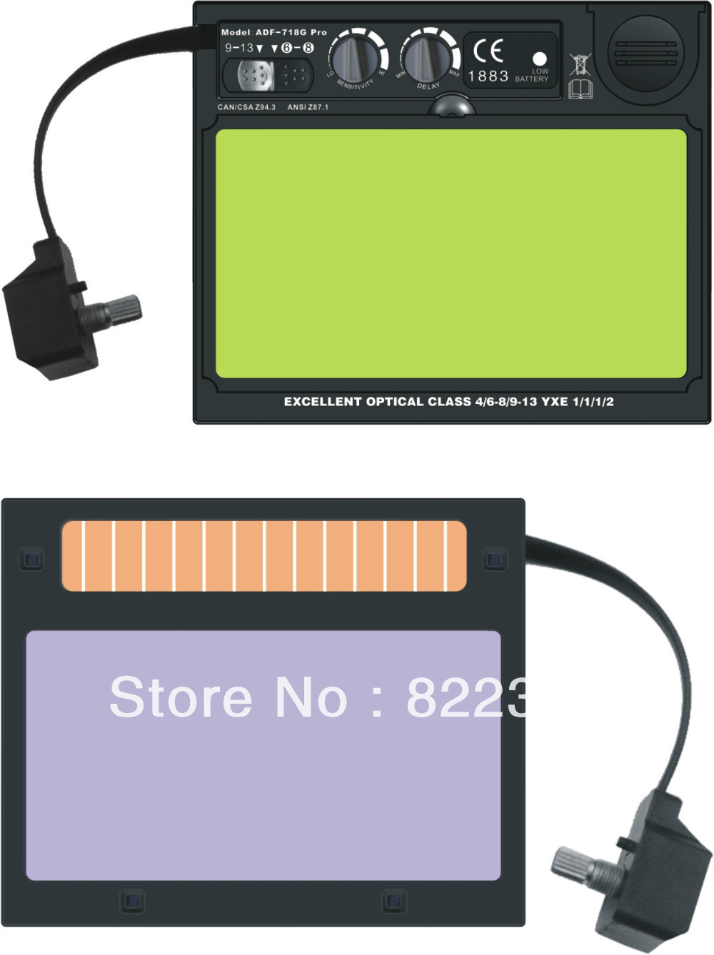 Auto-darkening welding filter/welding mask(YXE-718G)ADF-718G Auto-darkening welding filter/welding mask(YXE-718G)ADF-718G