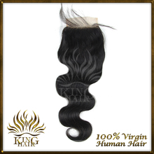 Peruvian Virgin Hair Invisible Base Lace Closure 4 4 Bleached Knots Free And Middle Part Closure