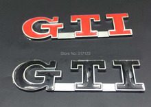 20 pieces/lot Metal GTI Emblem badges for VW Volkswagen