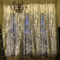 3M x 3M 300LED Outdoor Home Christmas Decorative xmas String Fairy Curtain Strip Garlands Party Lights