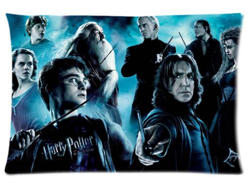 Rectangle Zippered Classic Nice Best Custom  Fashion Pillow Case Two-sided Cushion Magic film Harry Potter Cover #P0156