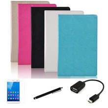 4in1 protective Leather Case OTG Screen Protector touch pen For Lenovo YOGA A7 20F 7 Tablet