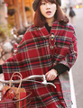 Winter Fashion Girls Tartan Scarf Women Poncho Bandana Plaid Wrap New Designer Acrylic Basic Shawls Womens