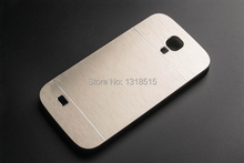 Luxury Brushed Metal Aluminium material case For Samsung Galaxy S4 i9500 phone case cover
