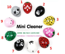 Cute Lovely Portable Cartoon Electric Battery Operated Desktop Vacuum Cleaner Mini Dust Cleaner