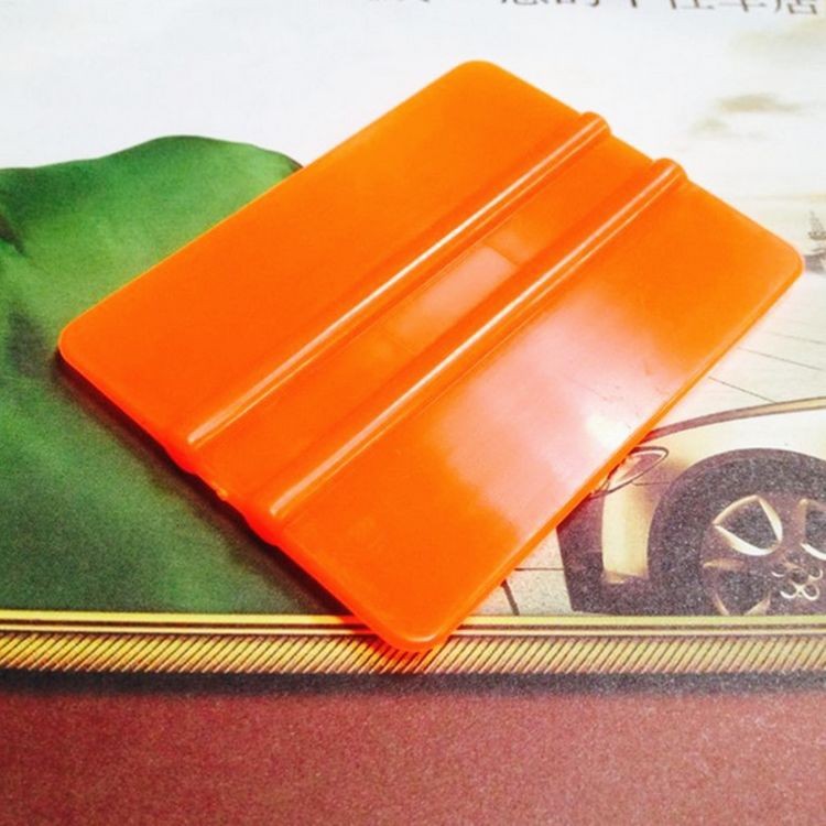 Orange Color Car vinyl Film Sticker Wrapping Tools (3)