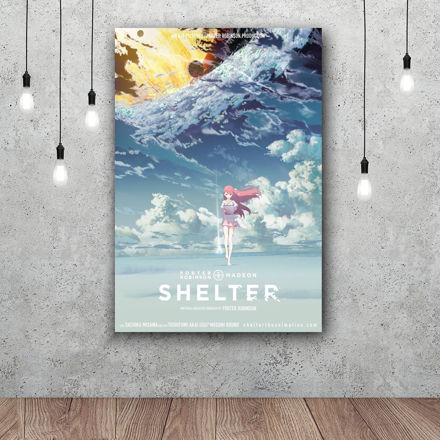 Shelter Porter Robinson Short Anime Movie Hot Art Poster Silk Shelter Porter Robinson Short Anime Movie Hot Art Poster Silk