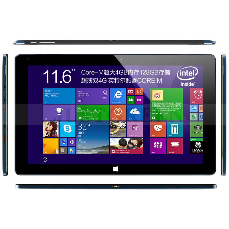 Original Cube I7 Win 8 1 Tablet PC 11 6 Inch Core M 4GB RAM 64GB