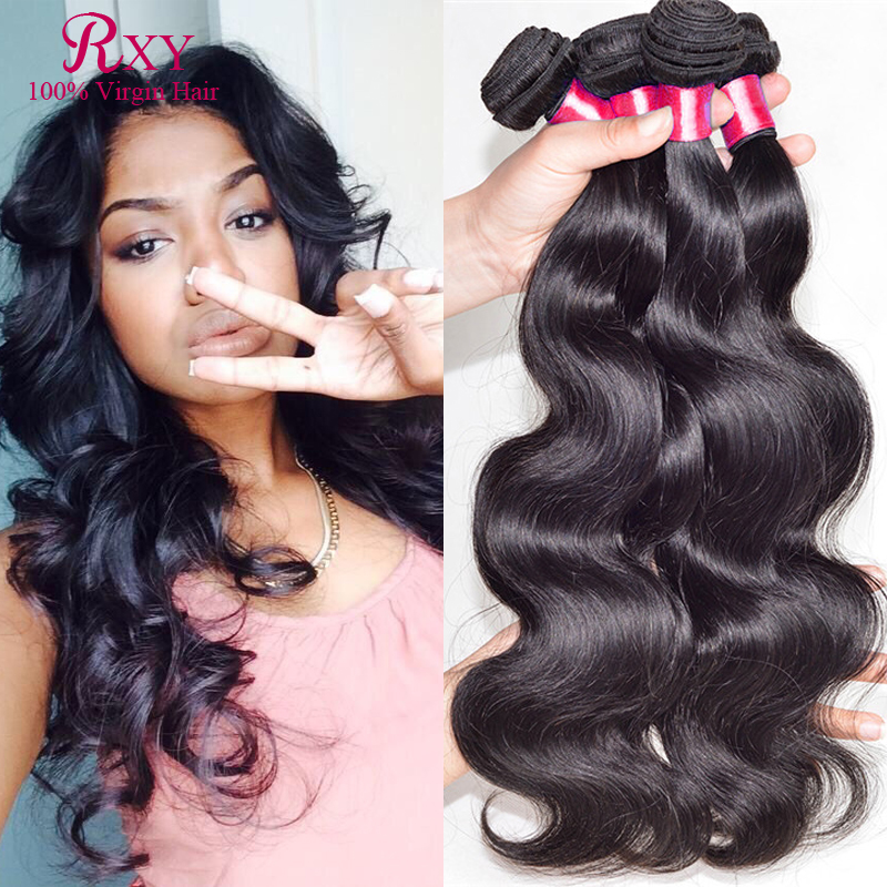 Image of 6A Indian Virgin Hair Body Wave 4 Bundles Unprocessed Virgin Indian Hair Body Wave Rosa Hair Products Cheap Human Hair Bundles