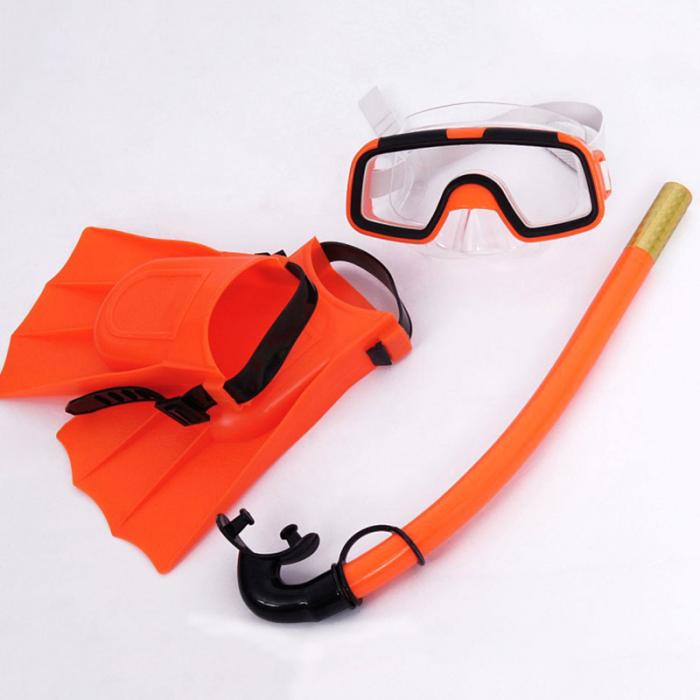 Description Picture 4 of itemChildren Diving Mask Set Anti-Fog Swimming Goggle Masks Snorkel Fins Kit for Kids Boys Girls FK88