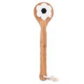 Long handle Bamboo wood sponge Shower Body Bath Brush Massager Super Soft Synthetic Fiber Sponge Bath