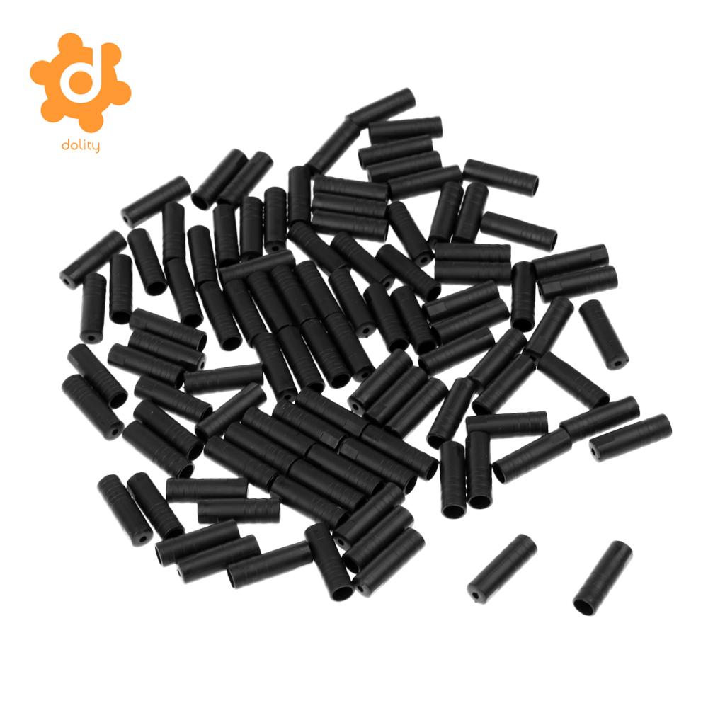 MagiDeal 100pc Bicycle Aluminium Alloy Bike Inner Cable Line End Caps Crimps