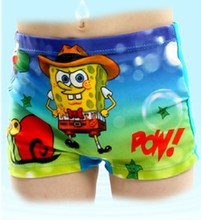 2015 New Summer Trunks Cartoon Baby Kid Child Boy Swimming Spiderman cartoons Costume T04