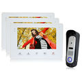 Homefong 7 Inch Home Security Video Doorbell Intercom with 1 CMOS Cameras 3 Monitor Owns Night