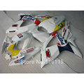 Injection mold fairing kit for SUZUKI GSXR 600 750 K6 K7 2006 2007 white blue PEPSI