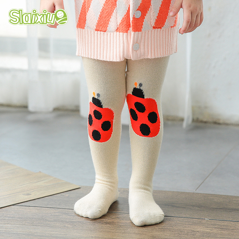 Girls Stocking Cute Ladybird Cotton Children s Tights For font b Boys b font Pantyhose Kids