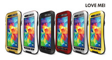 LOVEMEI Waterproof Case Cover for Samsung Galaxy S5 with Gorilla Glass Screen Protector Heavy Duty Metal Silicone