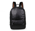 Nesitu Large Capacity Black Color Genuine Leather Women Men Backpacks Cowhide Men Travel Bags M7273